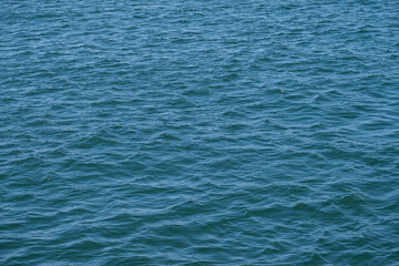 waves on the sea surface. Blue water asbstract. 