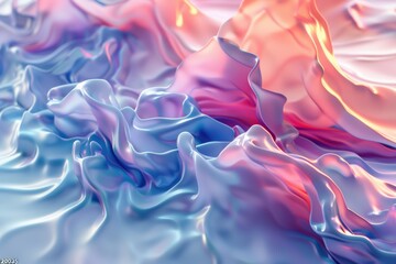 Obraz premium Abstract Fluid Art in Pastel Hues