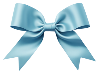 PNG Ribbon gift blue bow.