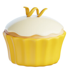 Orange Cupcakes 3D Icon
