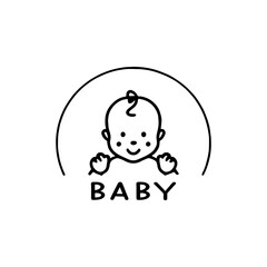Baby logo cute