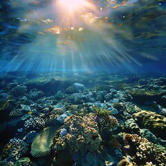 Fototapeta premium underwater angle