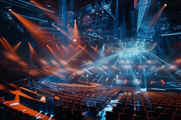 A Grand Stage Illuminated for a Night of Entertainment