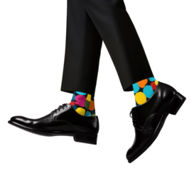 PNG Shoe footwear black sock.