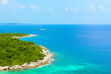Fototapeta premium island and ocean background