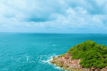 Fototapeta premium island and ocean background