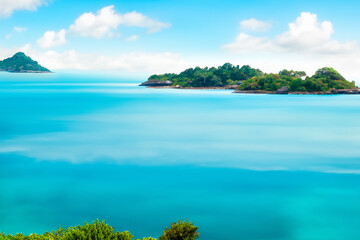 Fototapeta premium island and ocean background