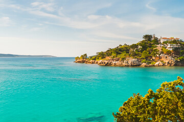 Fototapeta premium island and ocean background