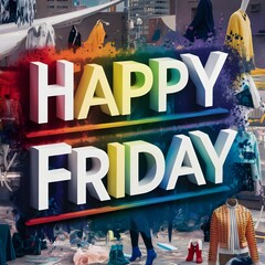 friday sign logo vector icon illustration