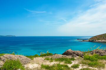 Fototapeta premium island and ocean background