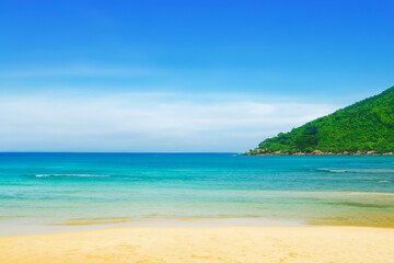 Obraz premium island and ocean background