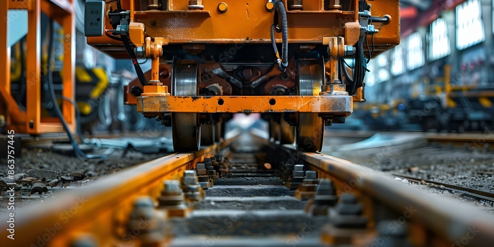 Poster demonstration of a dynamic track stabilizer in action highlighting advanced stabilization techniques