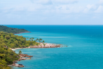 Fototapeta premium island and ocean background