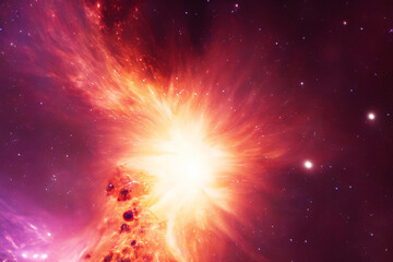 Fototapeta premium Space Quasar Background