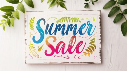  Summer Sale Poster