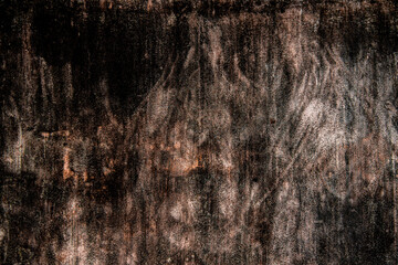 Saffron plastered brick wall texture. Saffron painted retro wall built structure. Grungy shabby uneven painted plaster. Abstract saffron wash background. Design element.