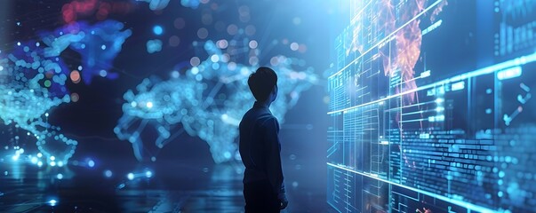 Cutting edge Business Analytics Powered by Futuristic Holographic Visualization