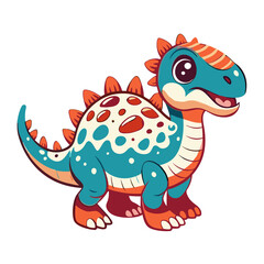Obraz premium colorful dinosaur illustration