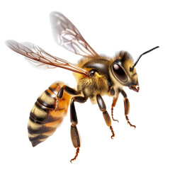 bee isolated on transparent background