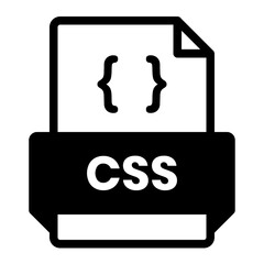 Document file format folder icon css
