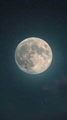 Fototapeta premium Moon and stars in the sky