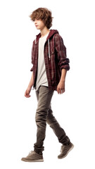 Fototapeta premium PNG Teenage boy footwear jacket sleeve.