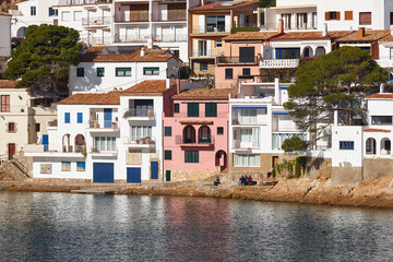 Mediterranean coastline traditional village of Begur. Girona, Catalonia. Spain