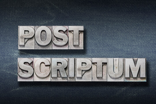 post scriptum den