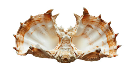 Obraz premium Crab shell on transparent background