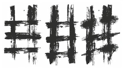 Isolated tally marks, a prison days counting symbol, cross slashes, and jail time marks. Hand drawn Jail time, death waiting scratches, and scores.