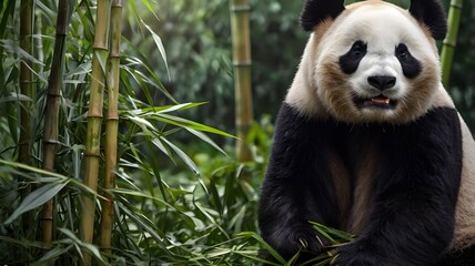 Obraz premium giant panda bear