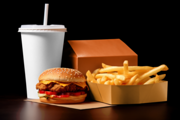 Food container png, transprent mockup