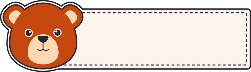 Cute Label Name Tag