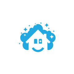 House  happy cleaning logo
