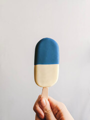 bicolor ice cream