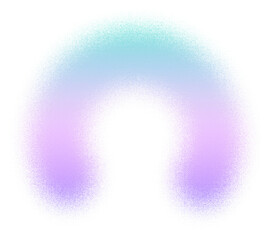 Semi Circle Grainy Gradient