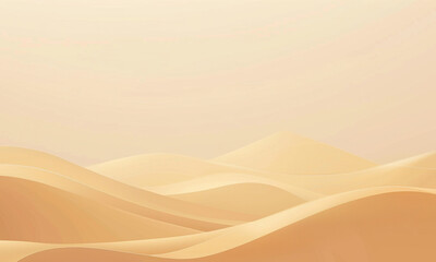 Abstract beige layered paper background with wave and curve. Abstract brown and beige paper cut wavy shapes layers background