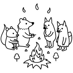Woodland Escape Coloring Pages For Coloring Book