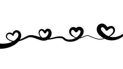 love heart lineart background. heart doodle line art drawing. love doodle. lineart drawing heart background. line art love sign. simple heart line art drawing. Hearts Continuous One Line Drawing.