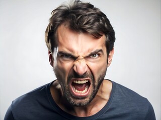 Angry Man Yelling.