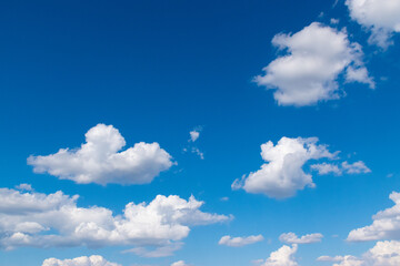blue sky with clouds