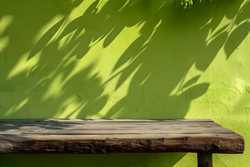 leafs on wall mockup product