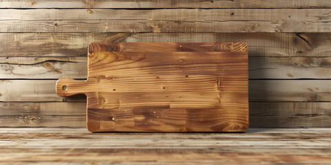 Bamboo kitchen cutting board set empty for empty for copy space for text or food, top view flat lay, on old dark wooden table background
