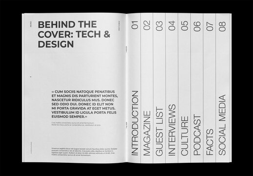 Mockup Of Customized Scanned A4 Saddle Stitched Magazine