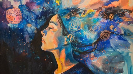 A student reflecting on their goals and aspirations, representing the importance of self-awareness and personal growth in education.