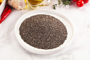 Vegan cuisine - Chia seeds for cooking