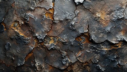 Obraz premium Rusty metal surface as background. Texture of rusty metal. Industrial background