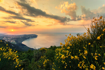 Tramonto sul Monte Conero