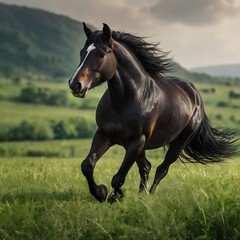 Obraz premium horse in the field