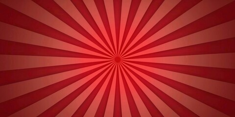Red and Orange Striped Sunburst Background